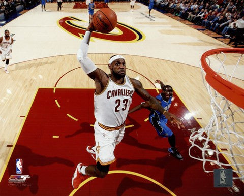 LeBron James 2014-15 slam dunk
