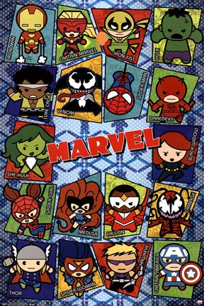 Marvel - Kawaii Grid