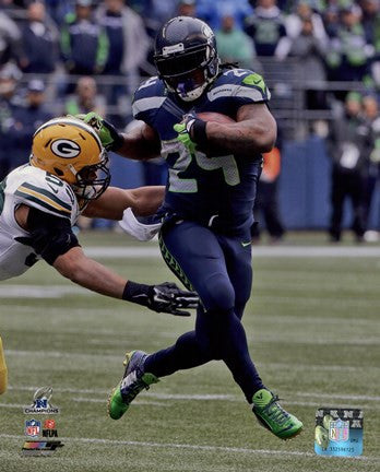 Marshawn Lynch NFC Championship Game Action 2014 Playoffs