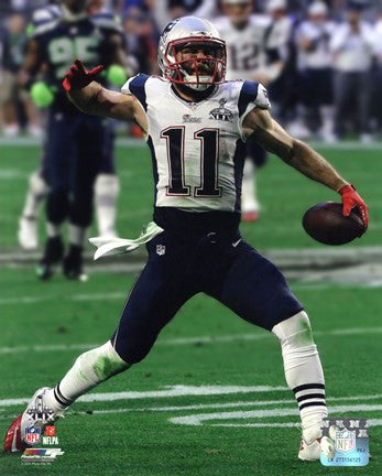 Julian Edelman Super Bowl XLIX Action