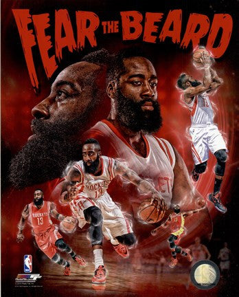 James Harden Fear the Beard Portrait Plus