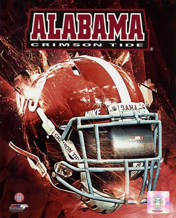 University of Alabama Crimson Tide Helmet Composite