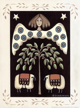 Penny Rug Angel Sheep