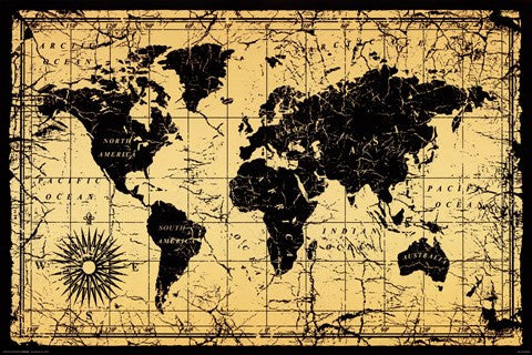 World Map - Old Style