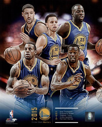 Golden State Warriors 2015-16 Team Composite