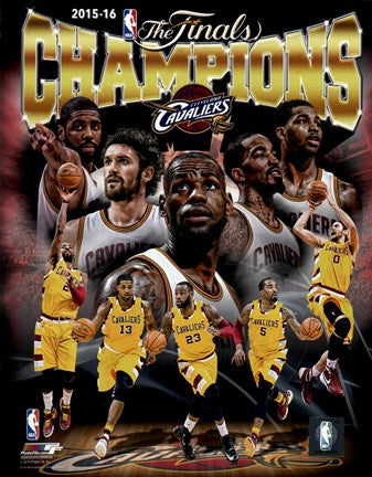 Cleveland Cavaliers 2016 NBA Champions Composite