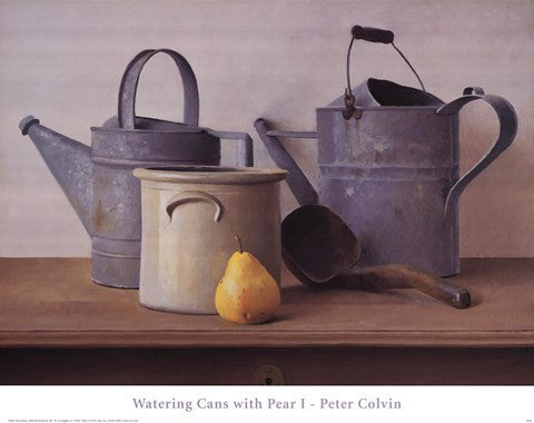 Watering Cans with Pear I